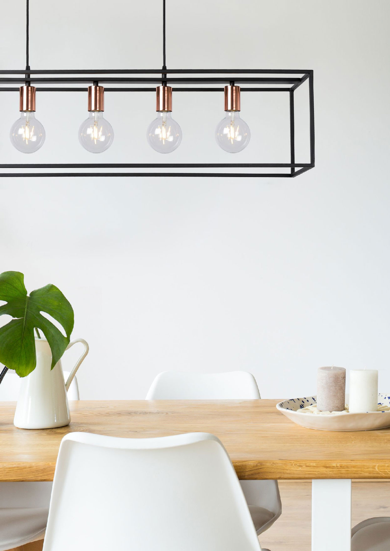 Lucide ARTHUR - Pendant lamp - Black